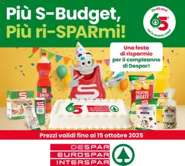 Anteprima Interspar S-Budget catalogo valida dal 09/10/2025