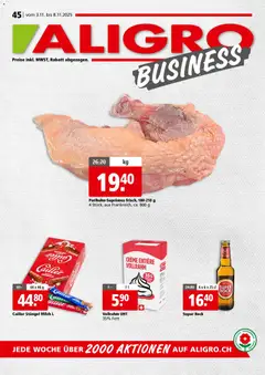 Vorschau Aligro Aktionen Business Chavannes, Matran, Genf, Sitten gültig ab 03.11.2025