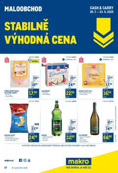 Náhled Makro leták - Stabilně výhodná cena - maloobchod platný od 30.07.2025