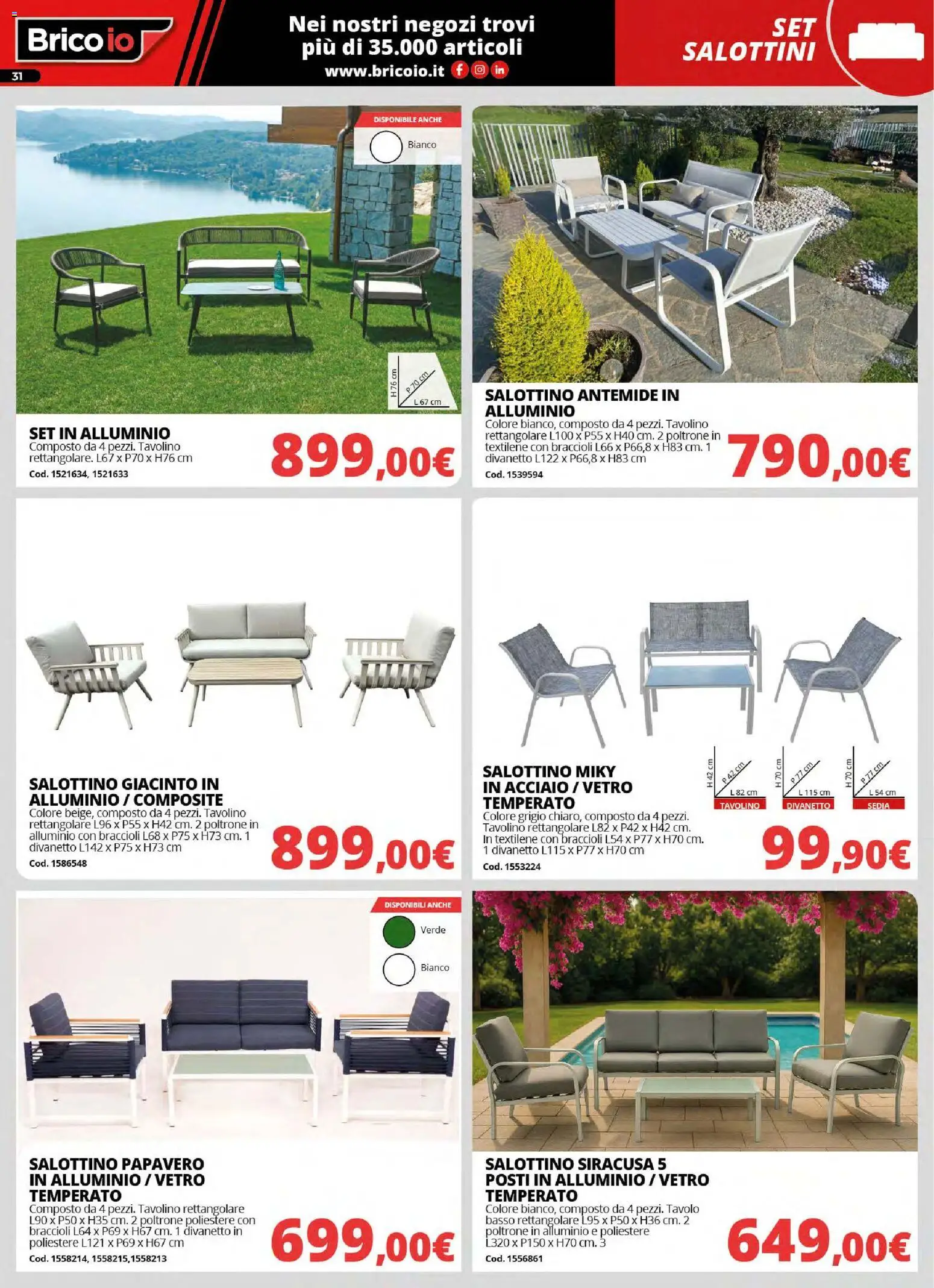 Brico io volantino - pagina 31 - valido dal 30/03/2026