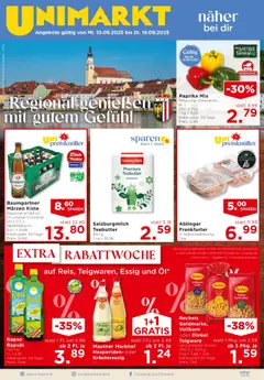 Vorschau Unimarkt Innviertel gültig ab 10.09.2025