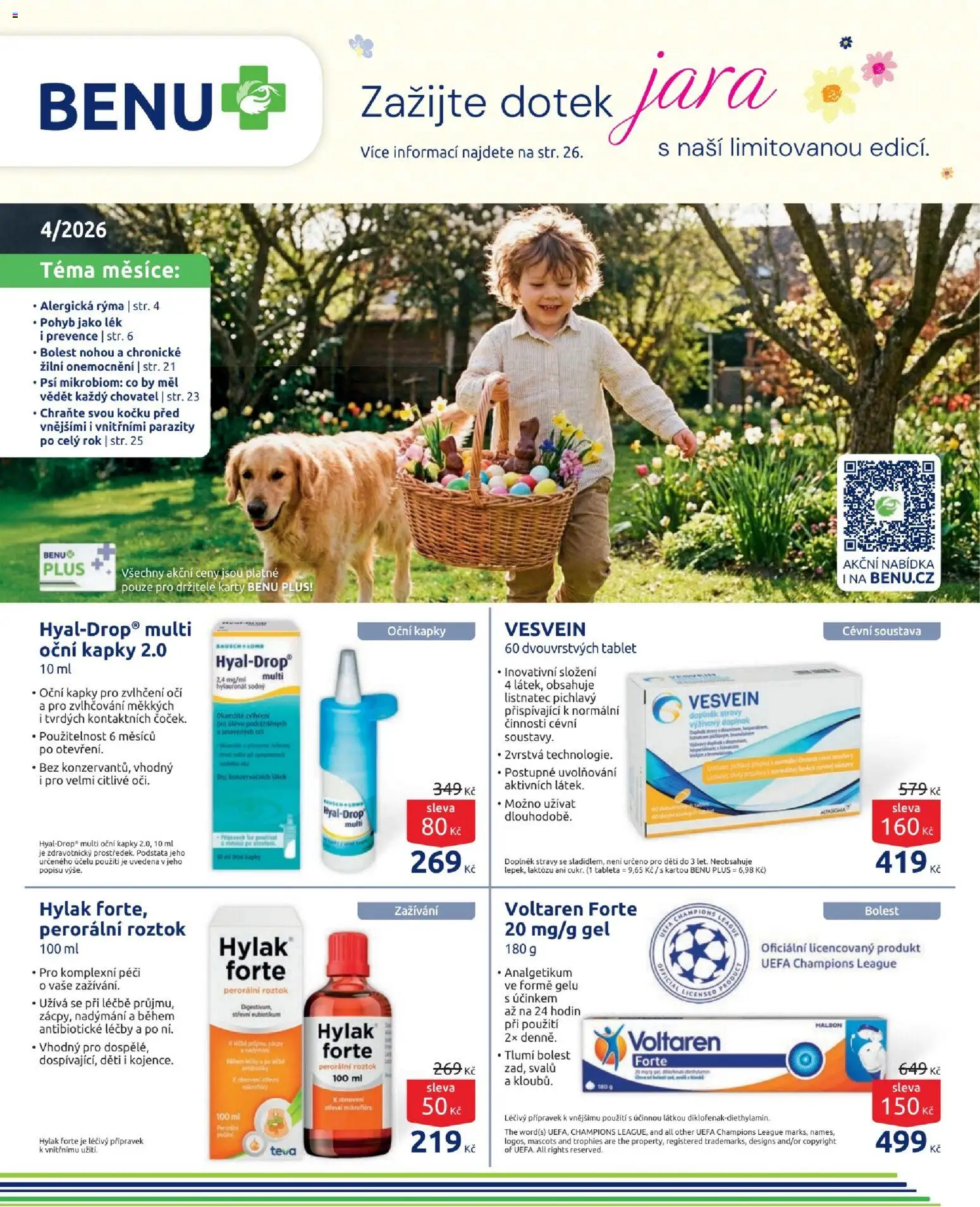 Benu - Leták - strana 1- platný od 01.04.2026