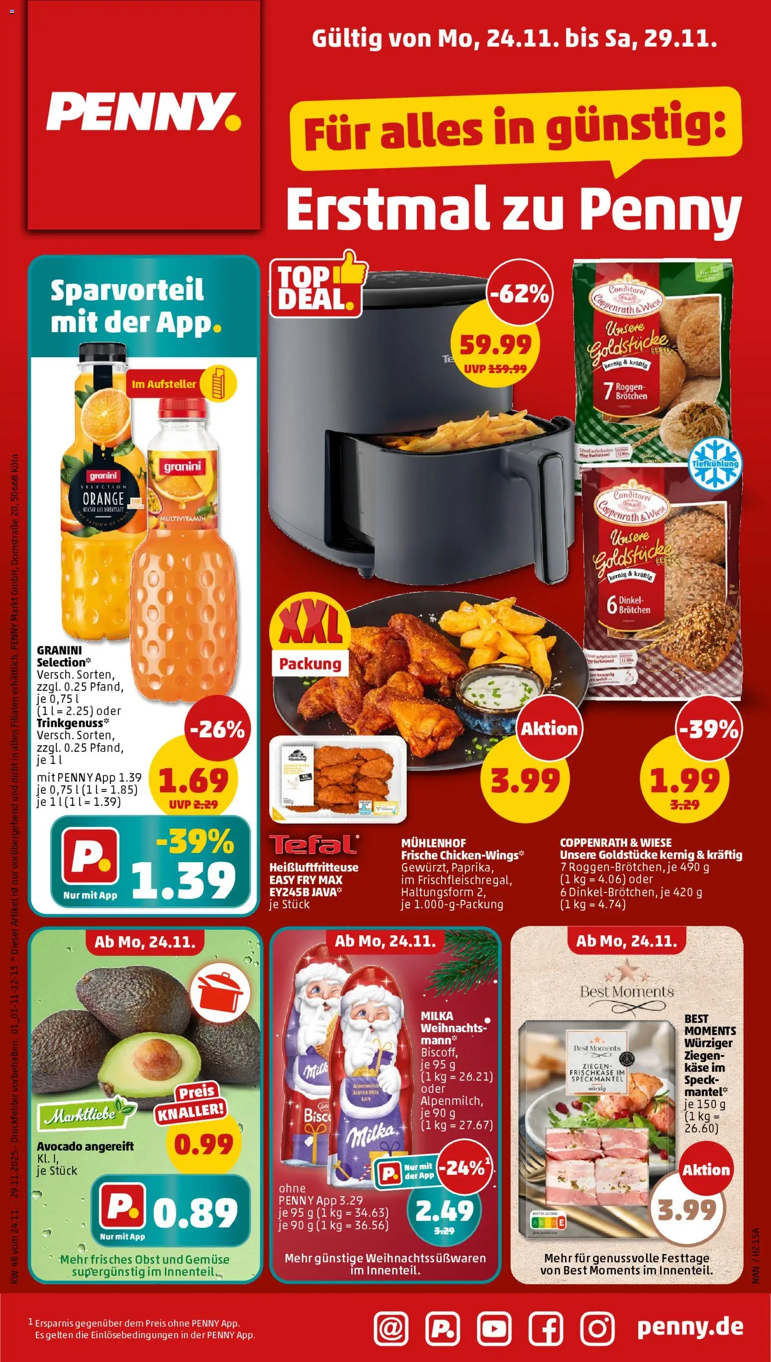 Penny Prospekt 	 - Seite 1 - gültig ab 01.12.2025