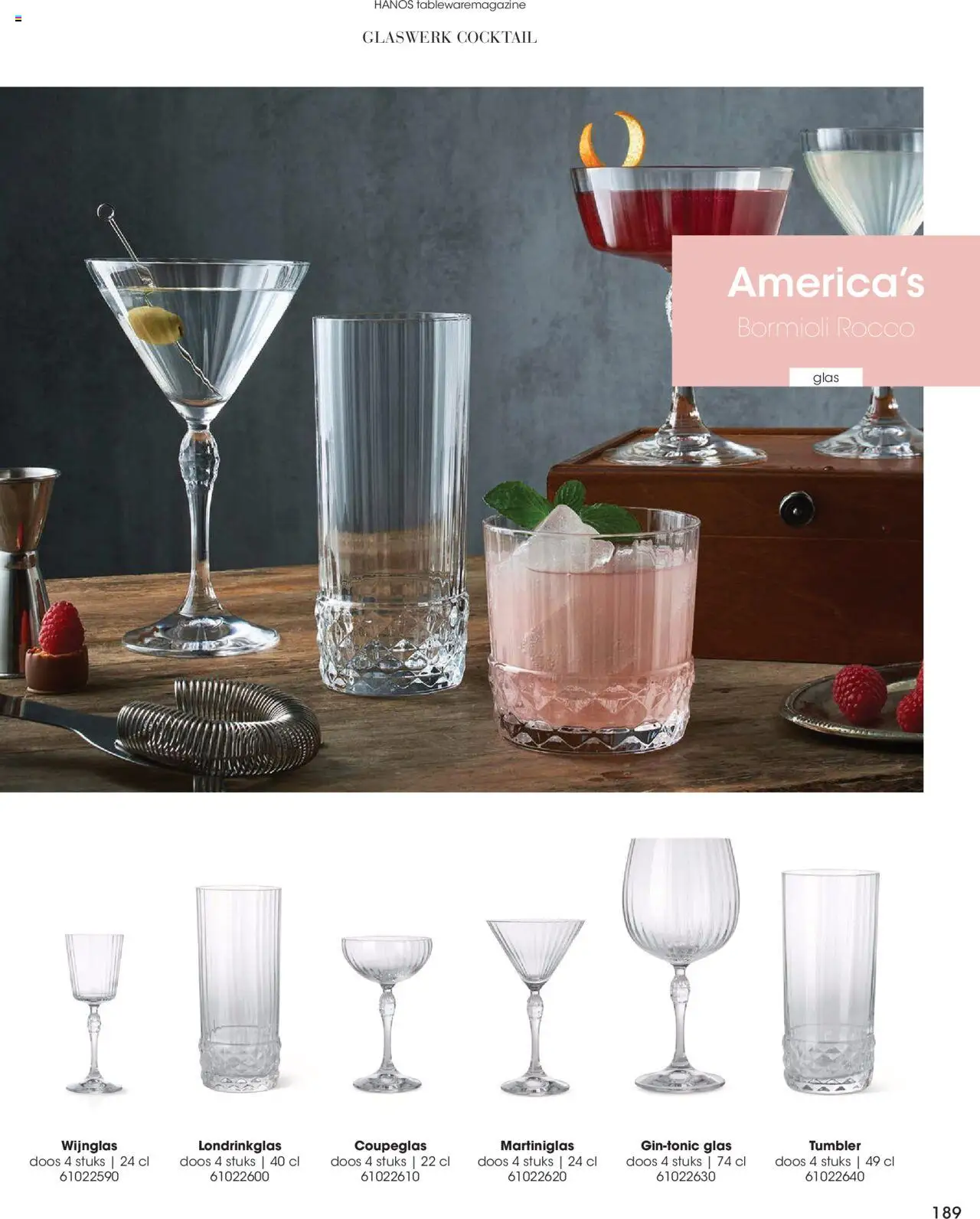 Hanos - Tableware magazine 2025-2026 - page 189- valid from 01-09-2025