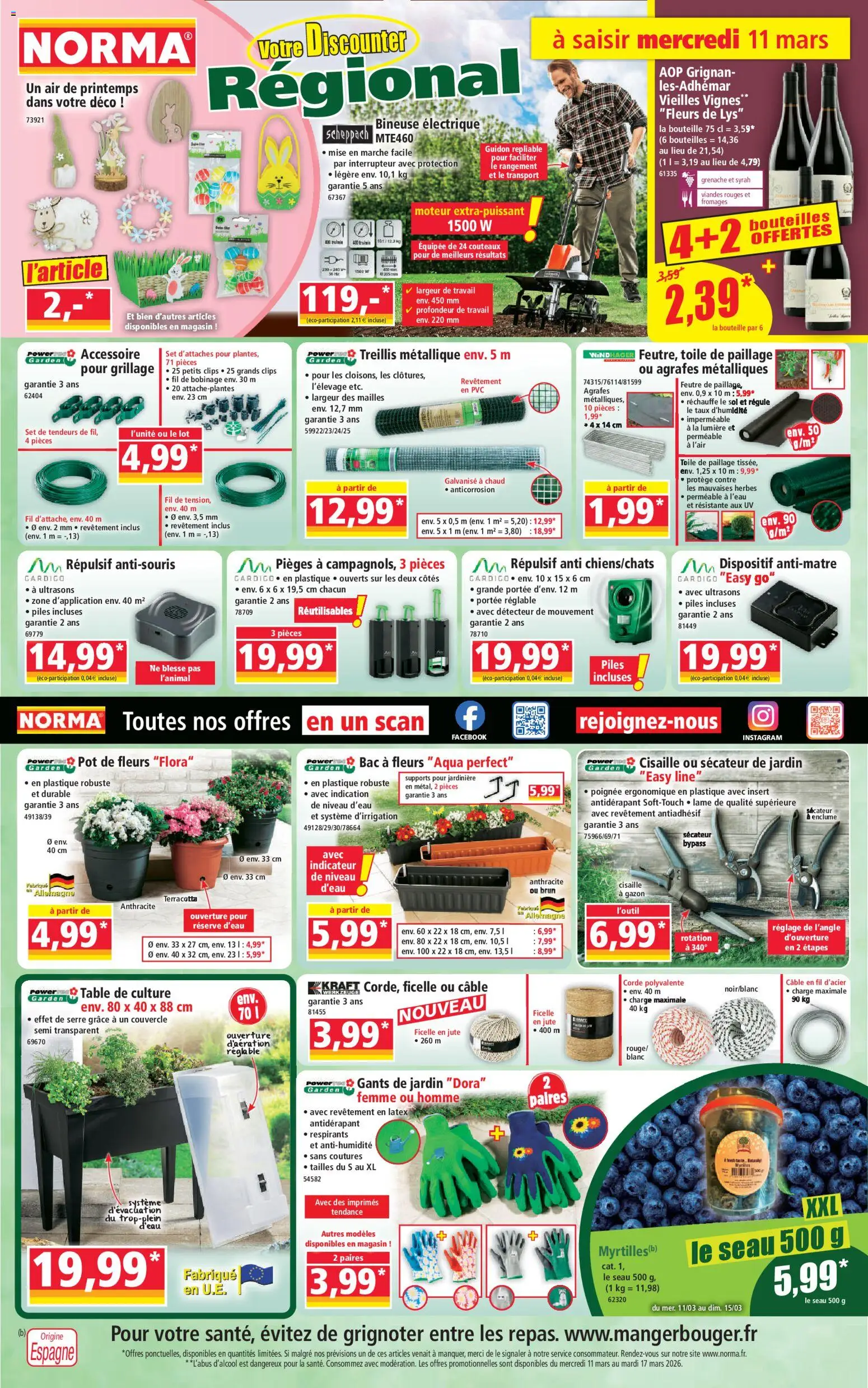 Norma catalogue - page 1 - valable à partir du 11/03/2026