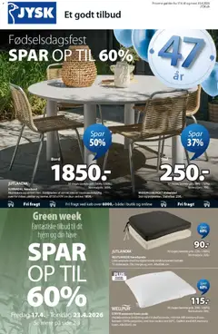 Forhåndsvisning JYSK - Tilbudsavis gyldig fra 17/04/2026