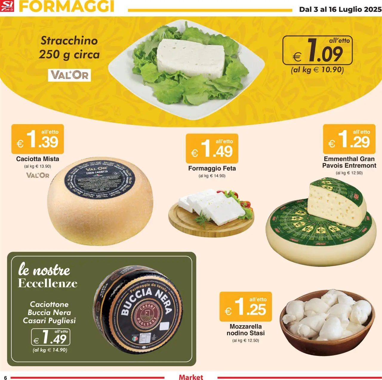 Sì con Te	Market catalogo - pagina 6 - valido dal 03/07/2025
