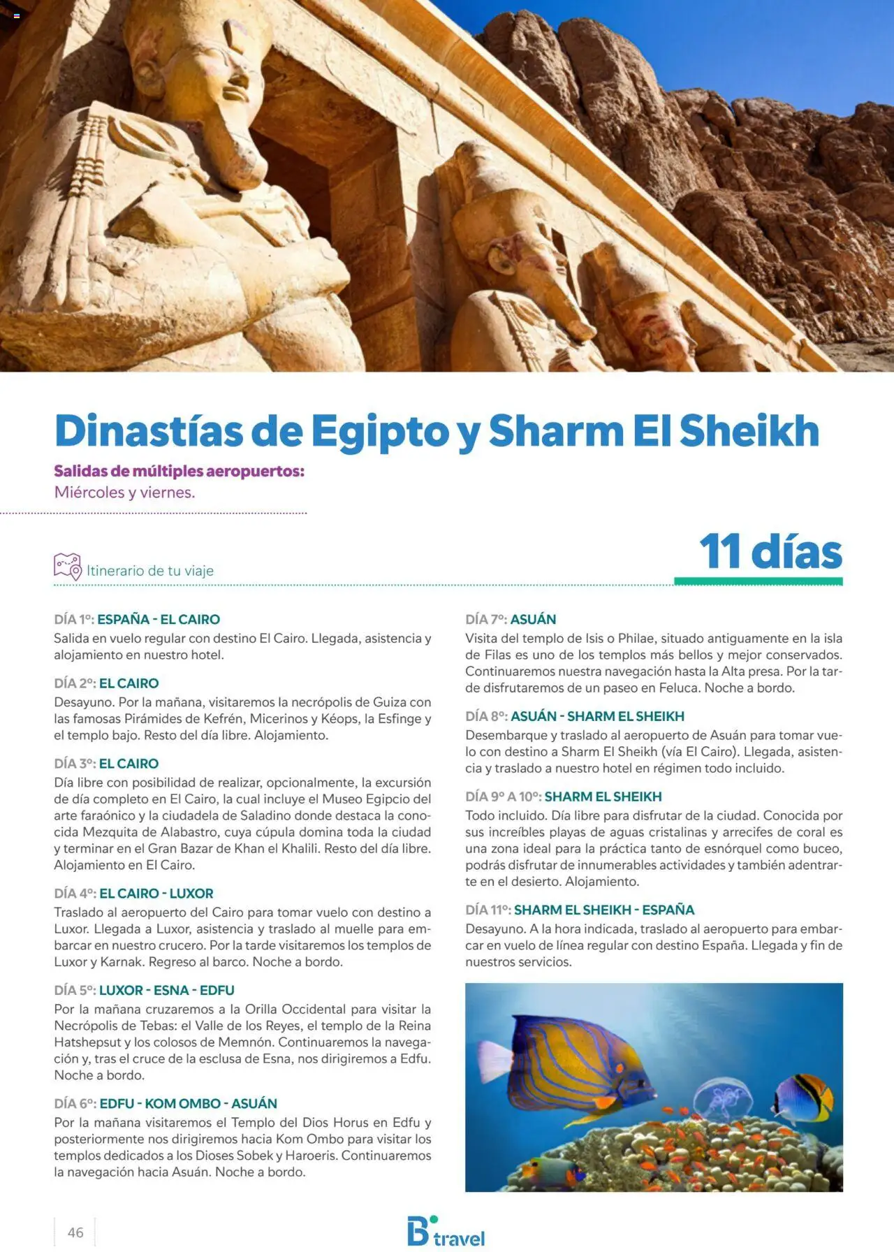 B the travel brand Egipto - Página de 46 - Válido desde 15/04/2024