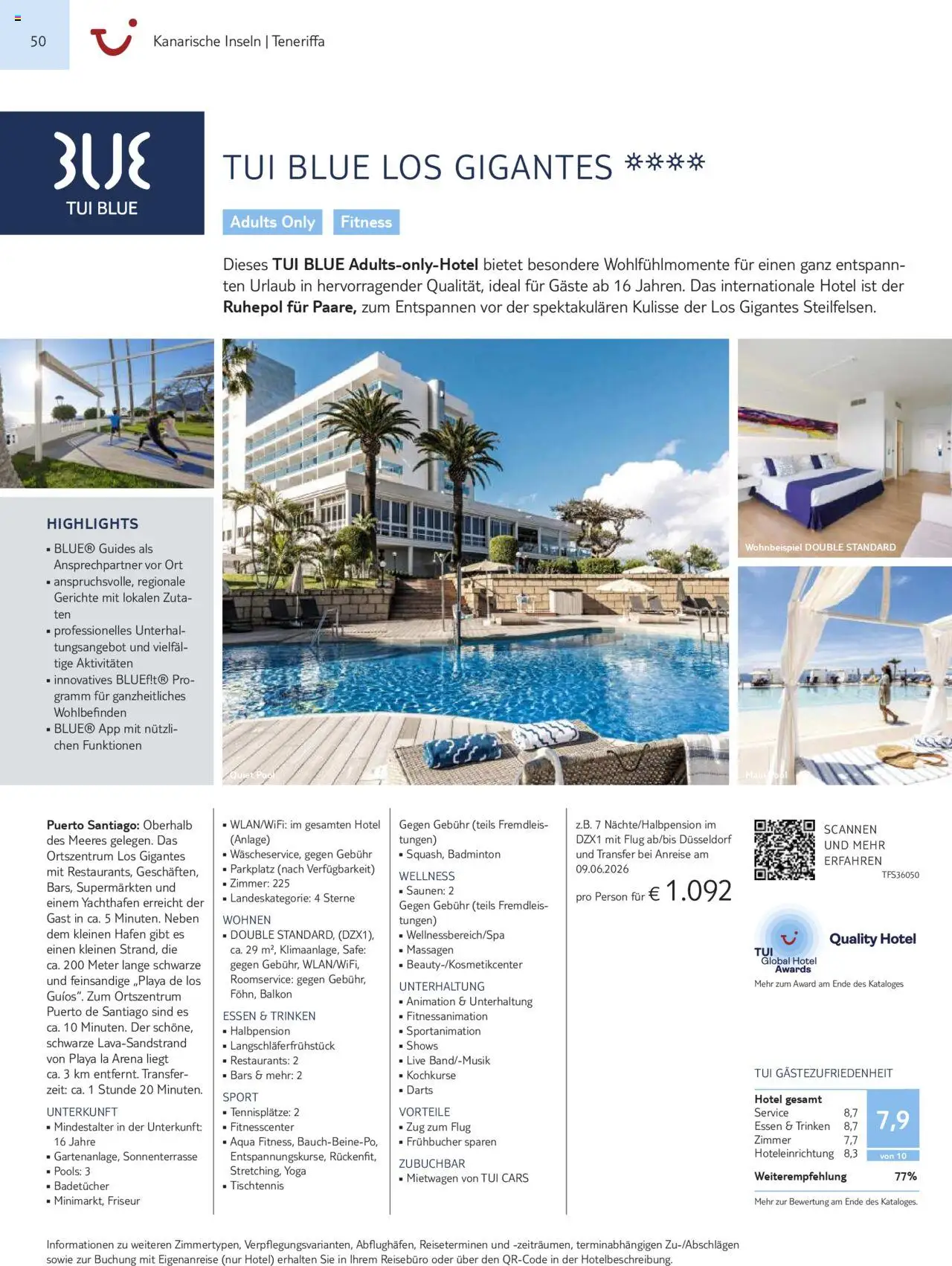 TUI Prospekt Kanaren, Kapverden & Senegal 2025/26	  - Seite 50 - gültig ab 01.11.2025