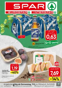 Vorschau Spar Flugblatt -Burgenland gültig ab 11.09.2025