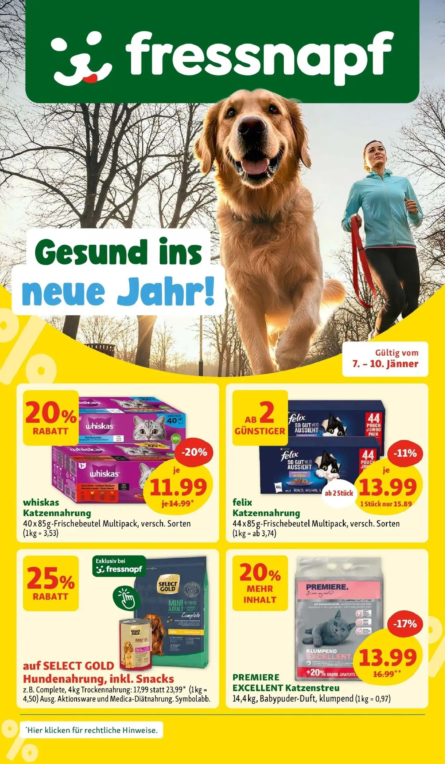 Fressnapf Flugblatt - Seite 1- gültig ab 07.01.2026