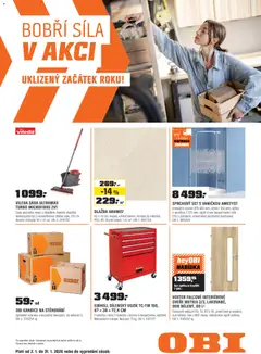 Náhled OBI leták platný od 01.01.2026
