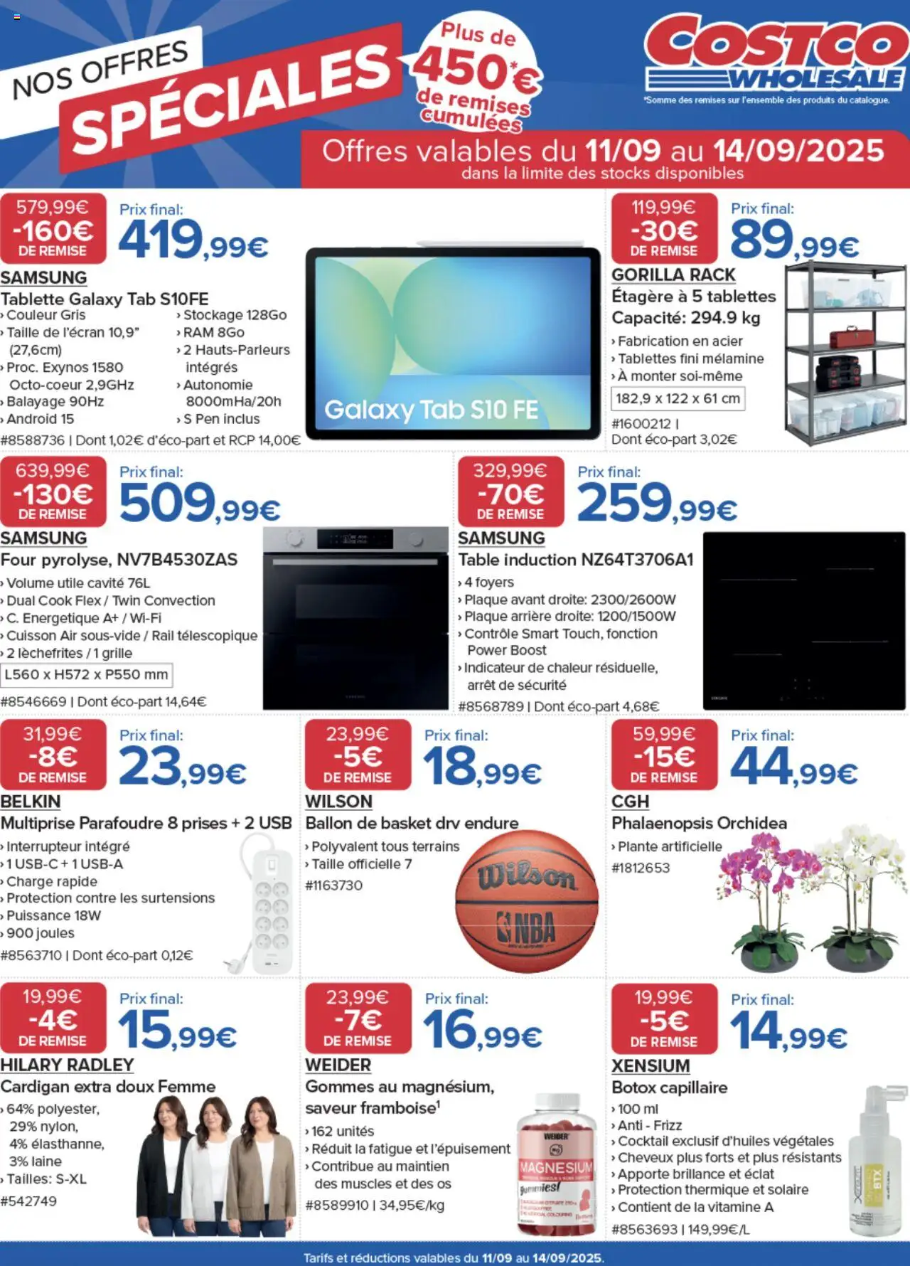 Costco catalogue Offres spéciales - page 1 - valable à partir du 11/09/2025
