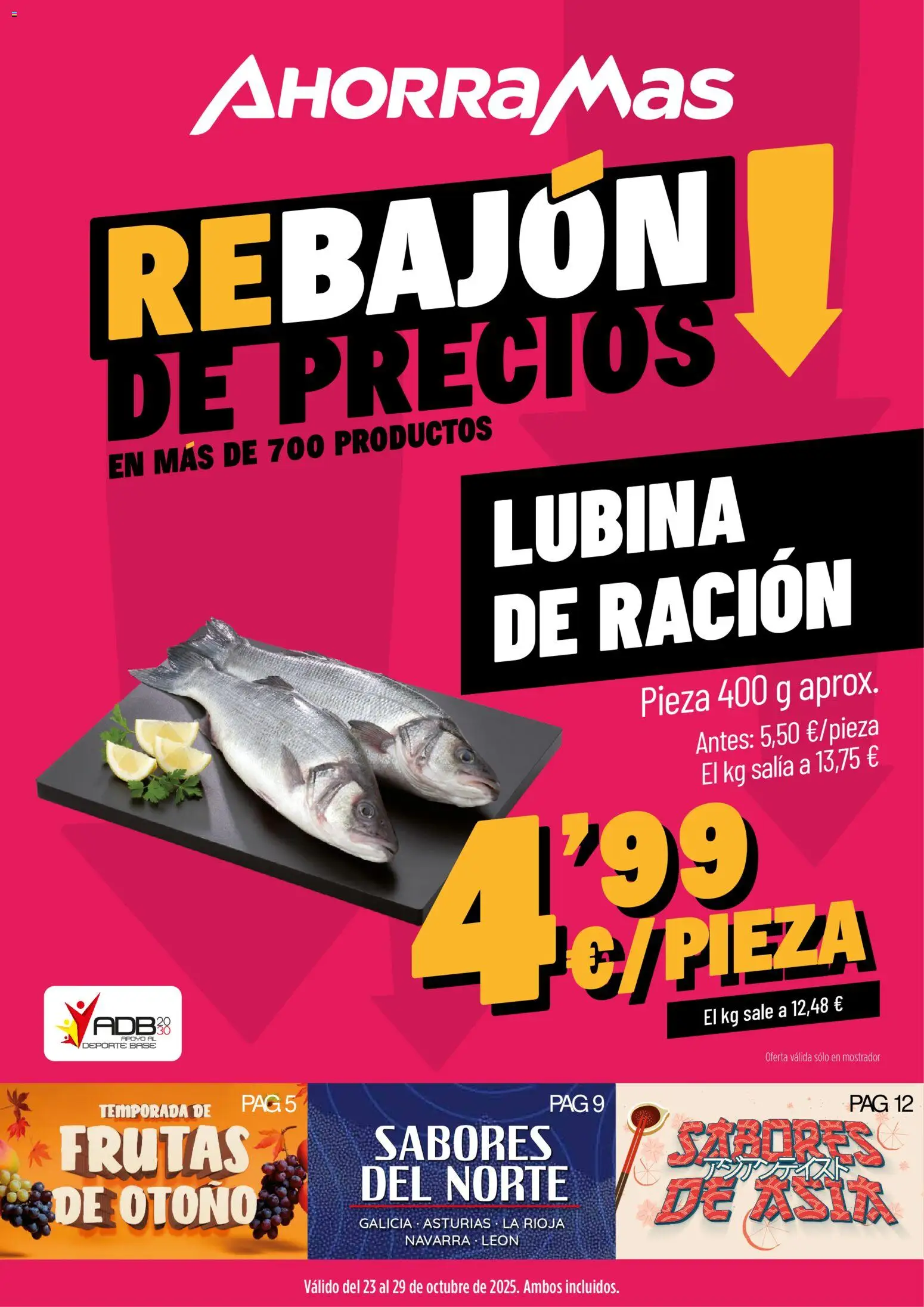AhorraMas folleto - Página de 1 - Válido desde 23/10/2025