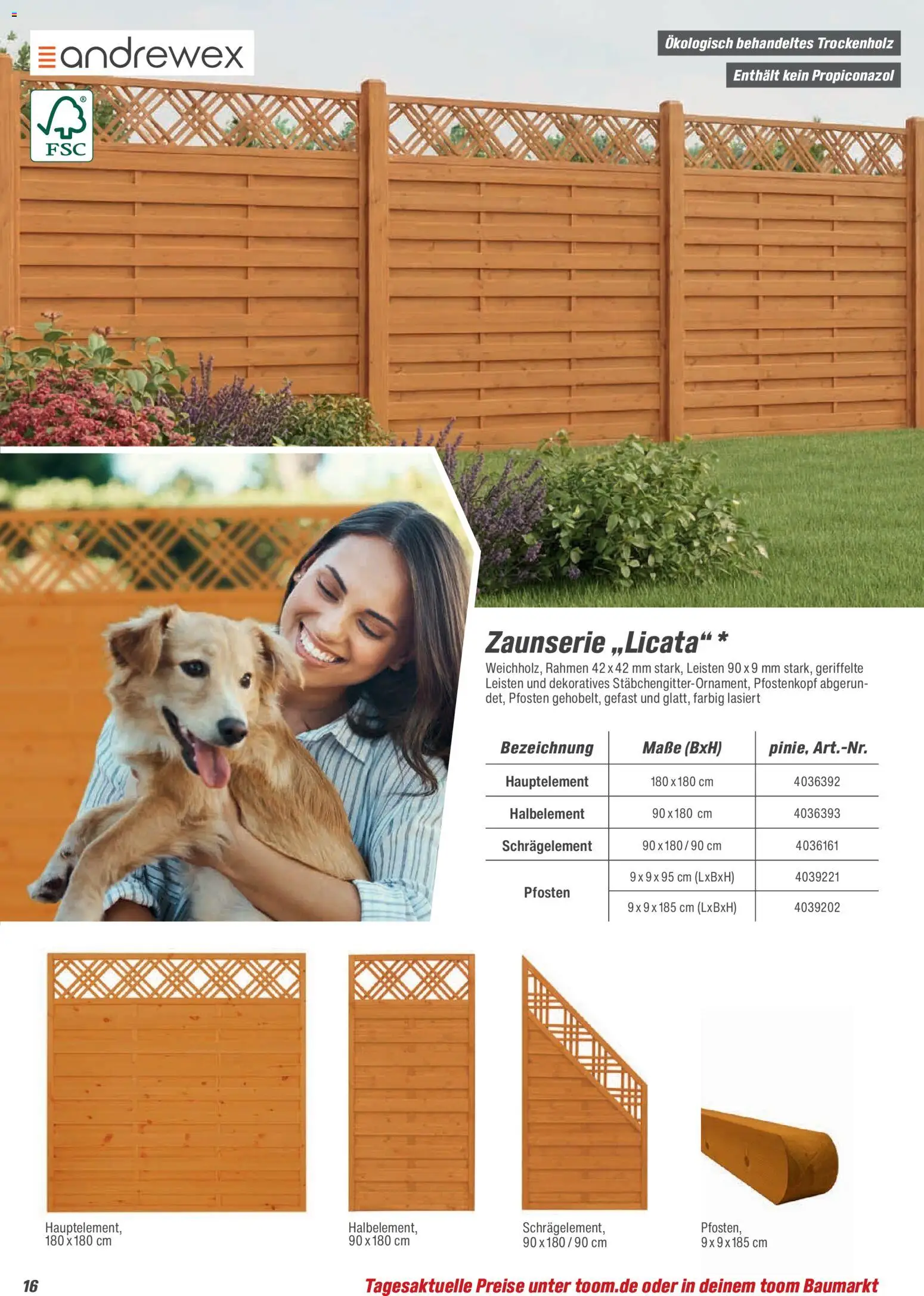 Toom Baumarkt Zäune & Sichtschutz 2026 - Seite 16 - gültig ab 20.02.2026