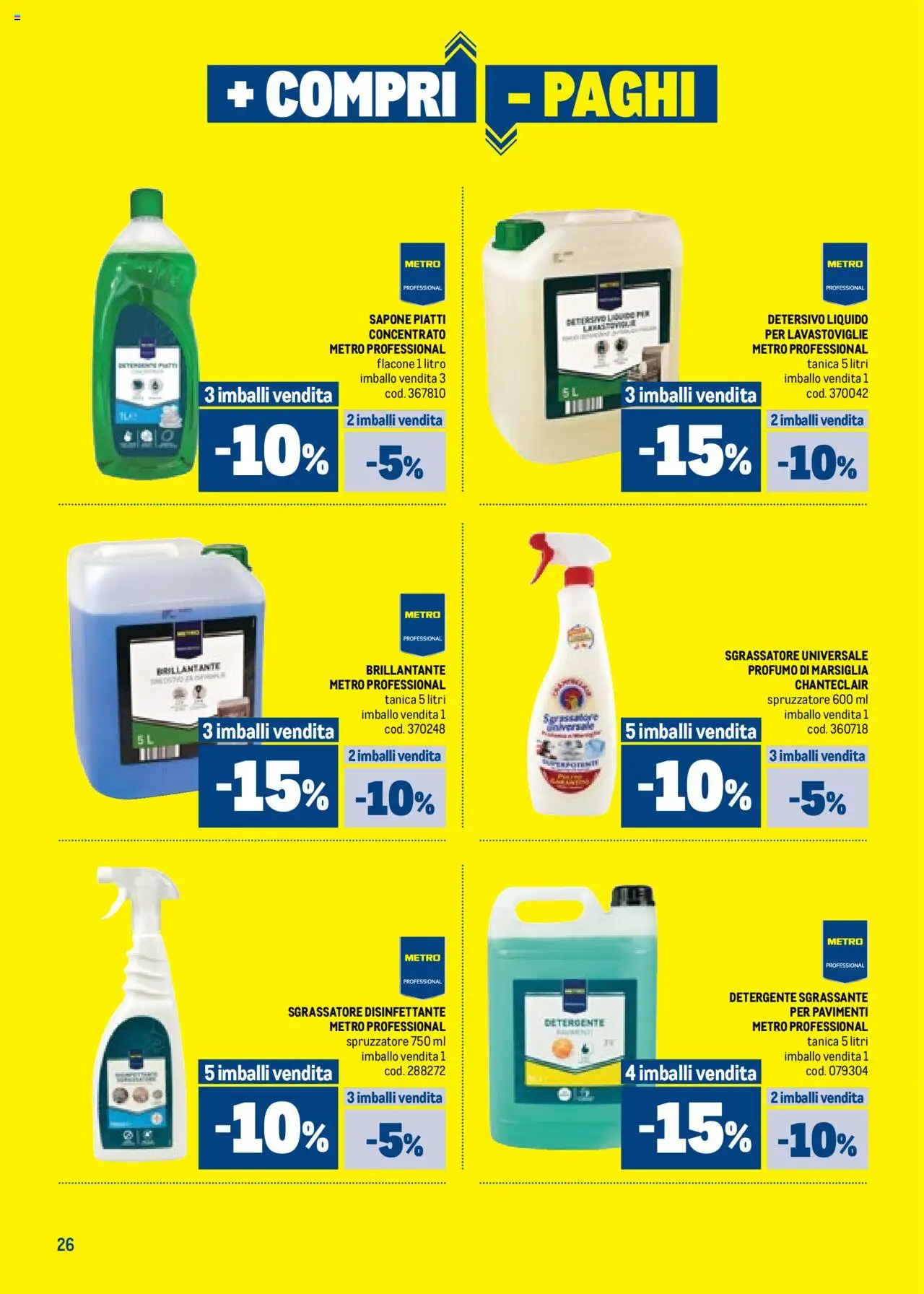 Metro + Compri - Paghi catalogo - pagina 26 - valido dal 09/07/2025