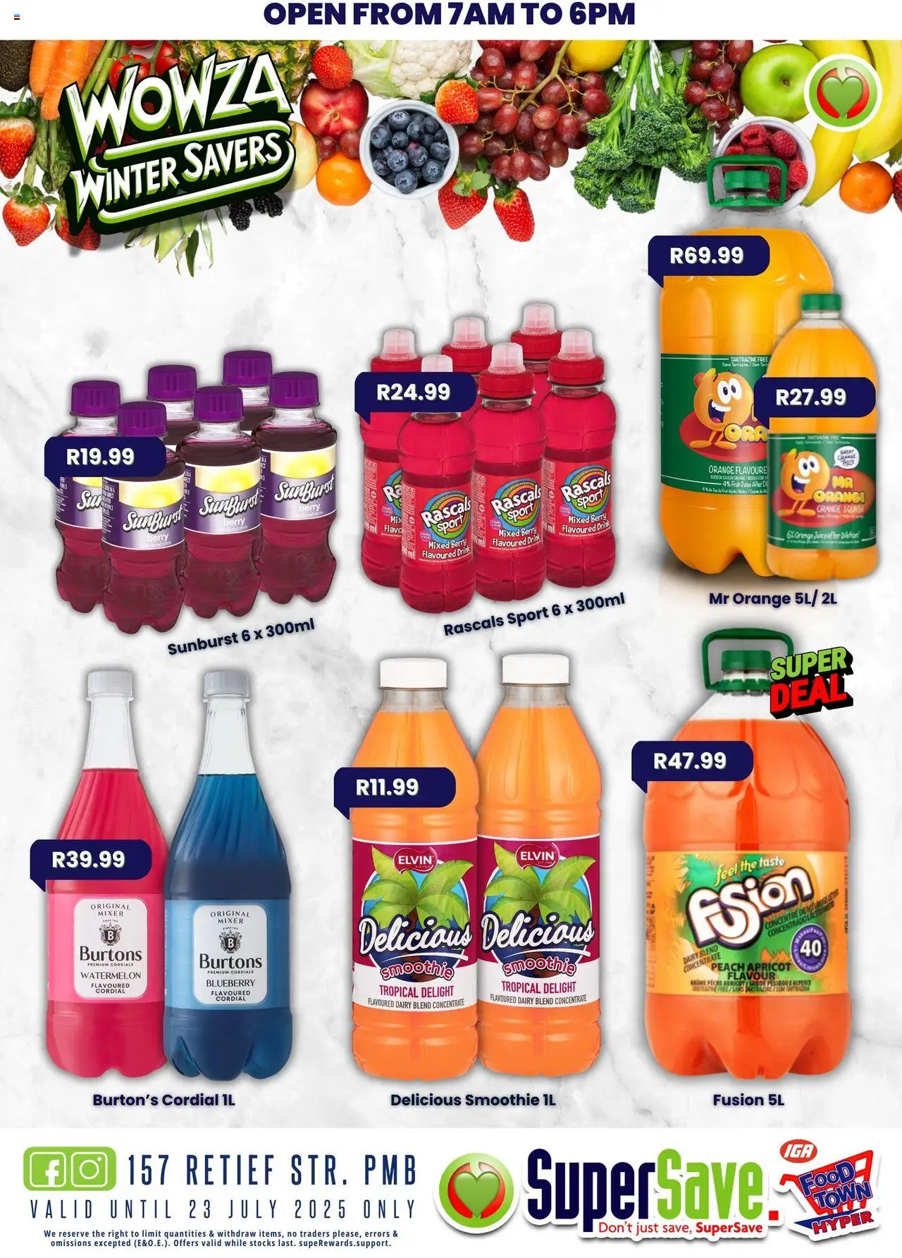 Super Save Specials - page 45- valid from 18/07/2025
