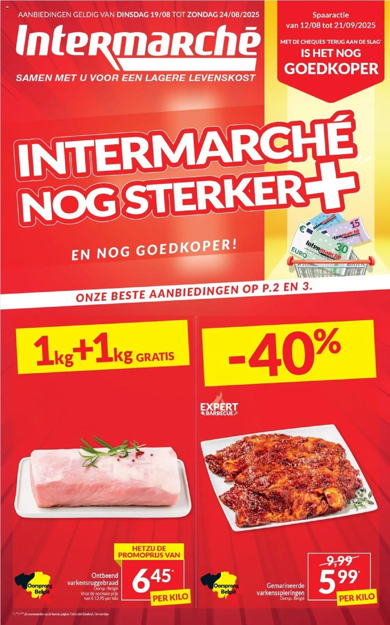 Intermarché folder week 34 - pagina 1- geldig vanaf 19/08/2025