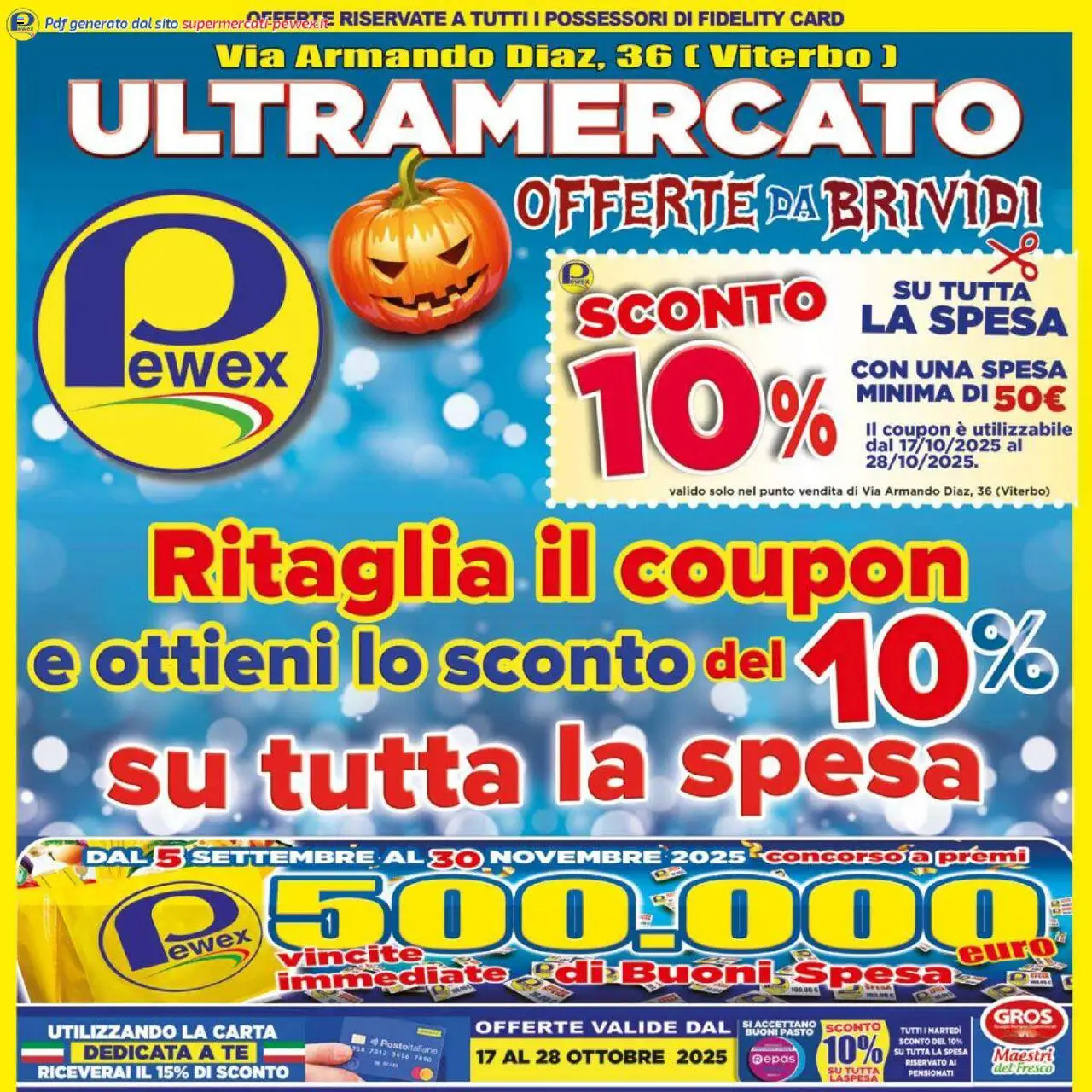 Pewex Viterbo catalogo - pagina 1 - valido dal 17/10/2025