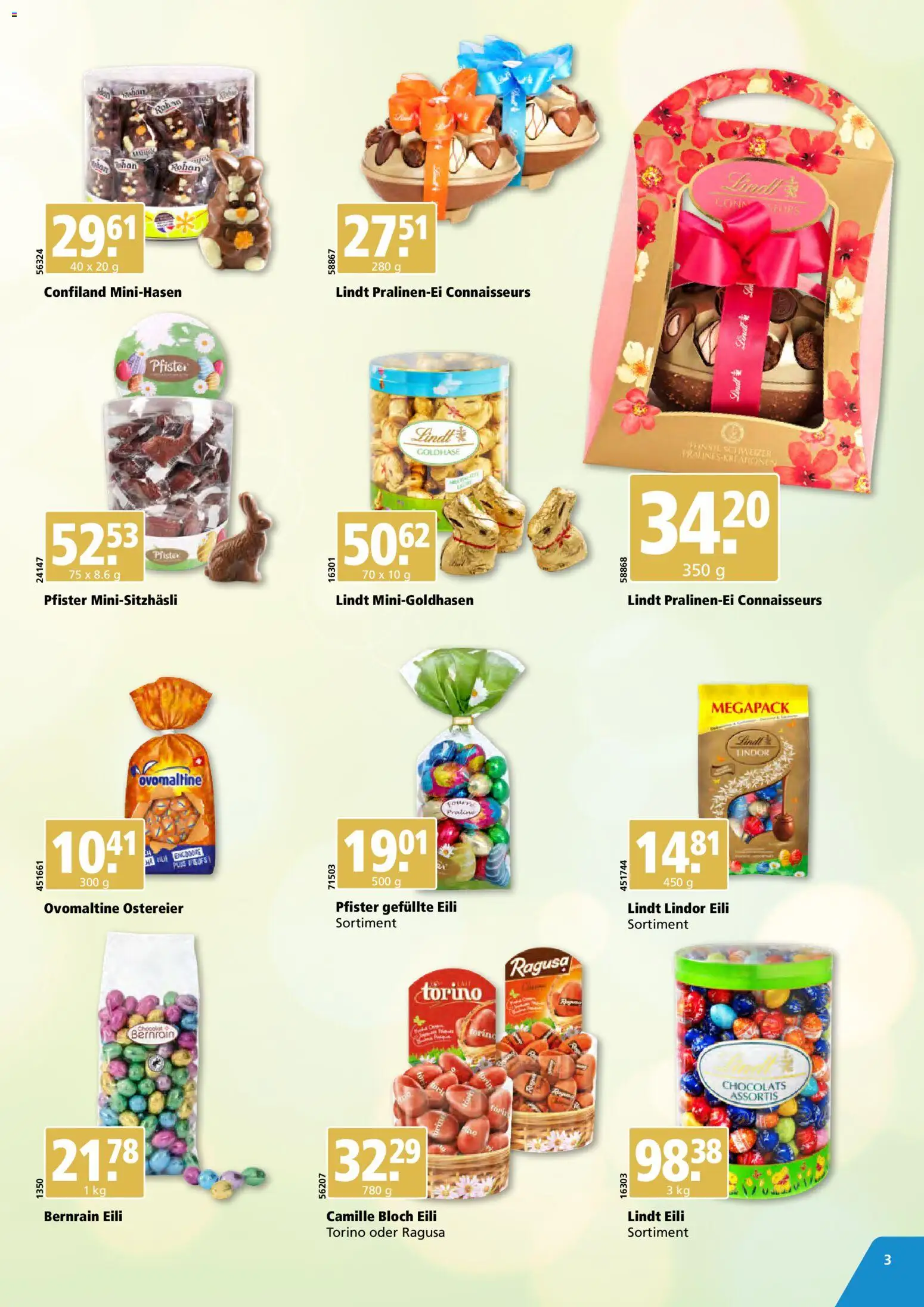 Aligro Aktionen Ostern Schlieren, Gossau SG, Frauenfeld, Rapperswil-Jona, Sargans, Bern, Brüttisellen, Pratteln, Emmen, Spreitenbach - page 3- valid from 16.02.2026