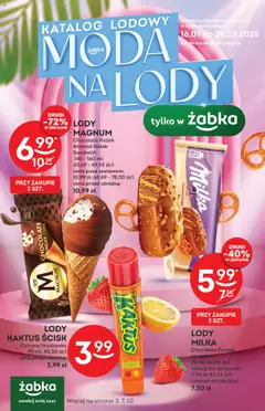 Podgląd Żabka Gazetka - Lody ważny od 16.07.2025