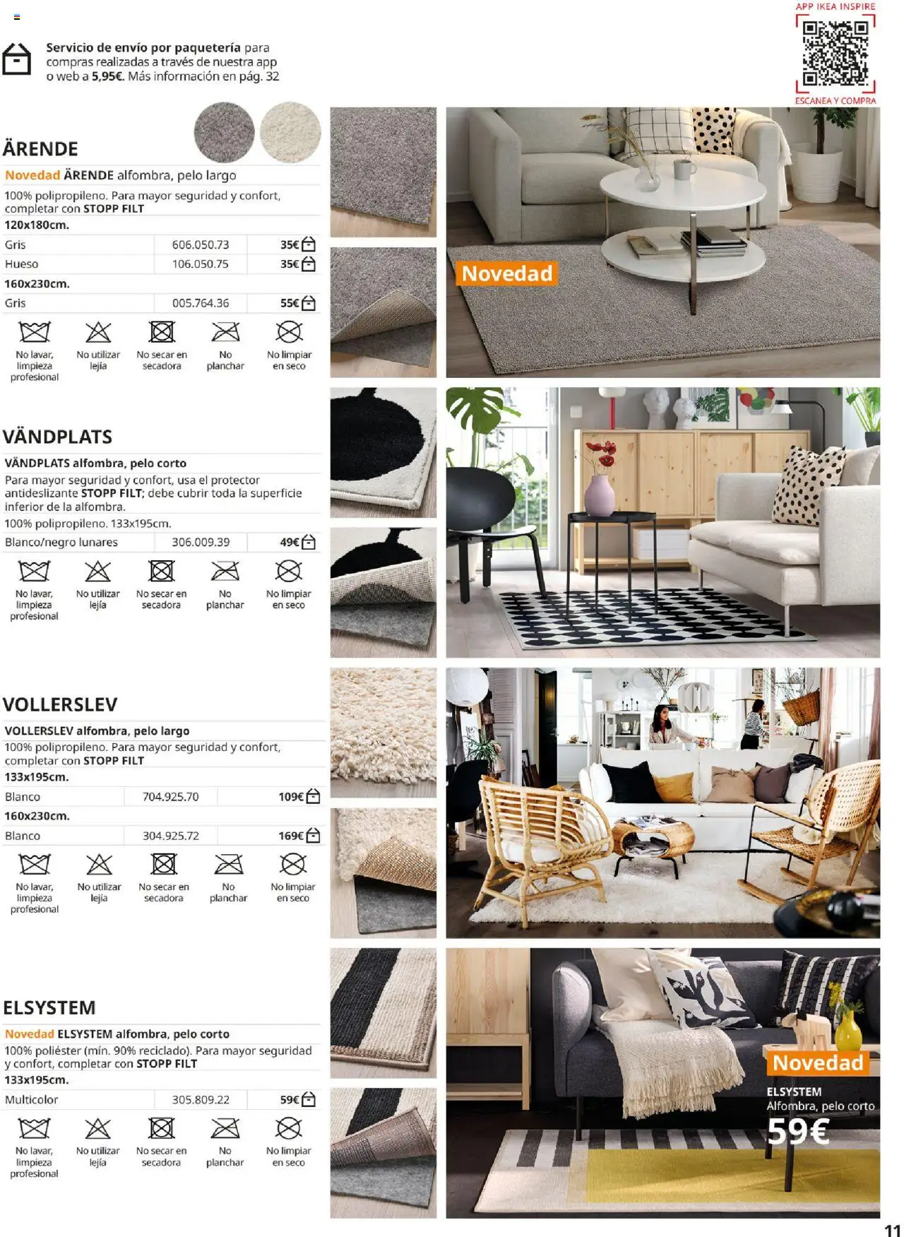 Catálogo IKEA Alfombras - Página de 11 - Válido desde 01/09/2025