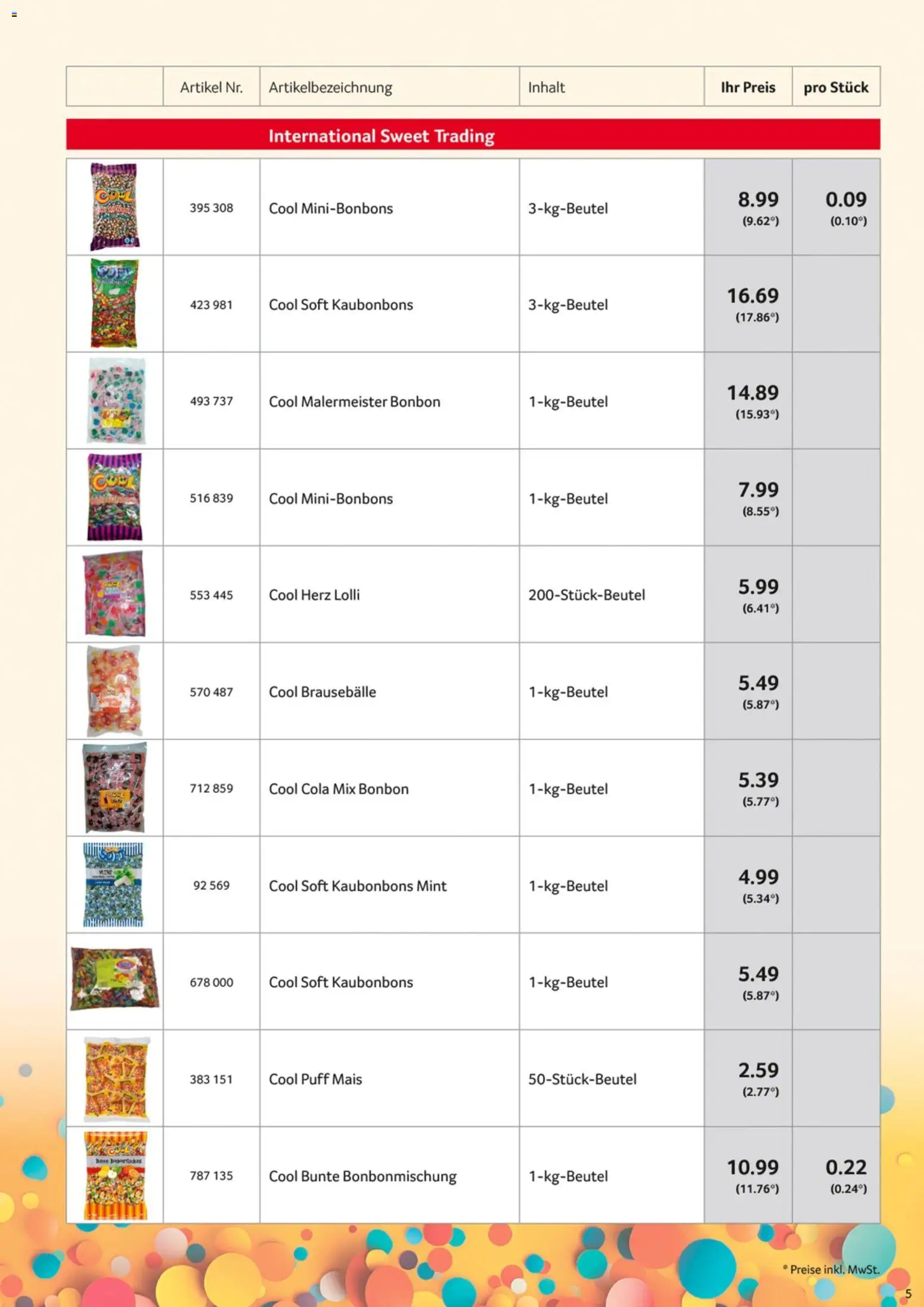 Selgros Karnevalssortiment - Seite 5 - gültig ab 01.11.2025