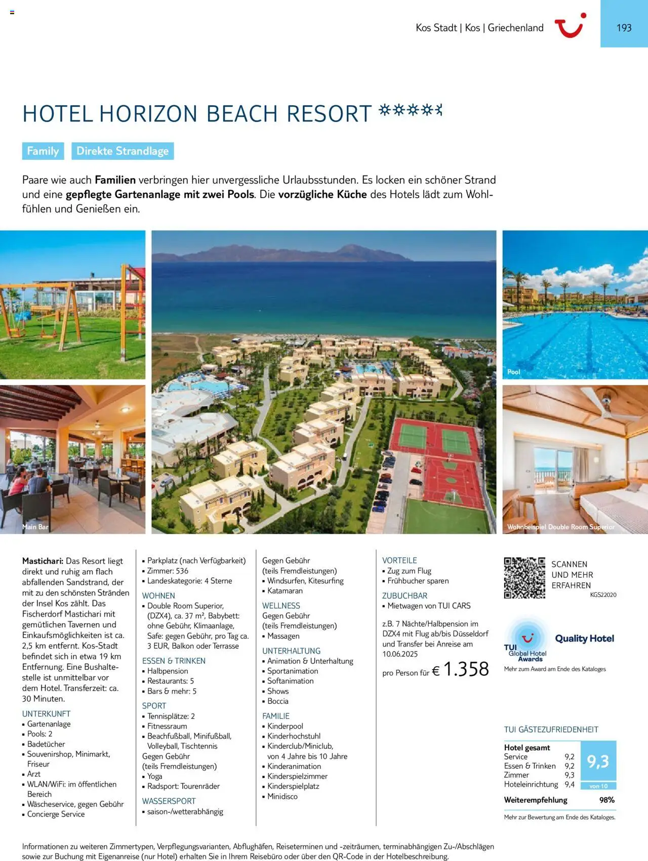 TUI  Südeuropa & Nordafrika 2025/26 - Seite 193 - gültig ab 01.01.2025