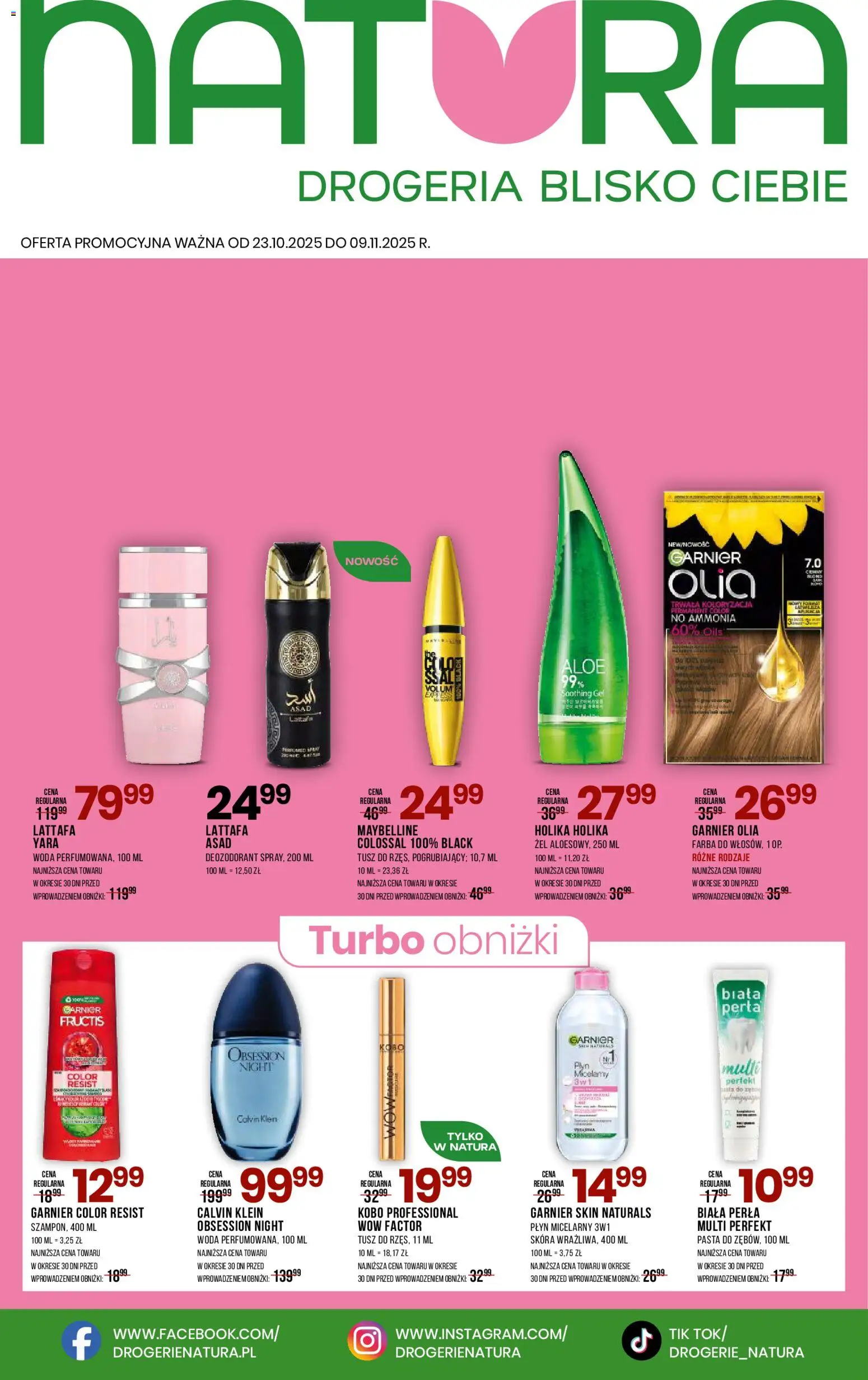 Drogerie Natura Black Friday - strona 1- ważny od 23.10.2025