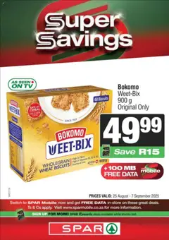 Preview Spar Specials valid from 25/08/2025