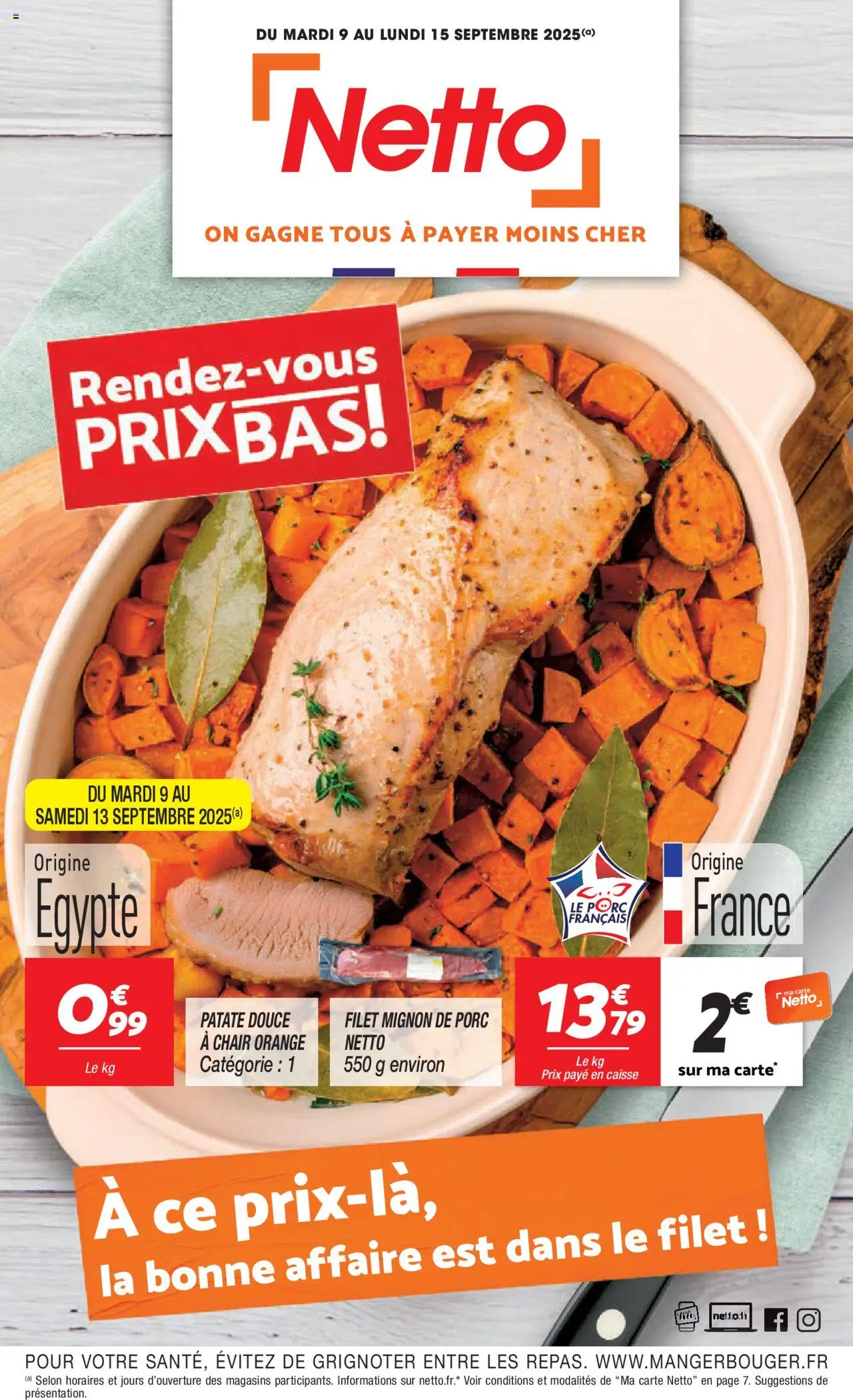 Netto catalogue - page 1 - valable à partir du 09/09/2025