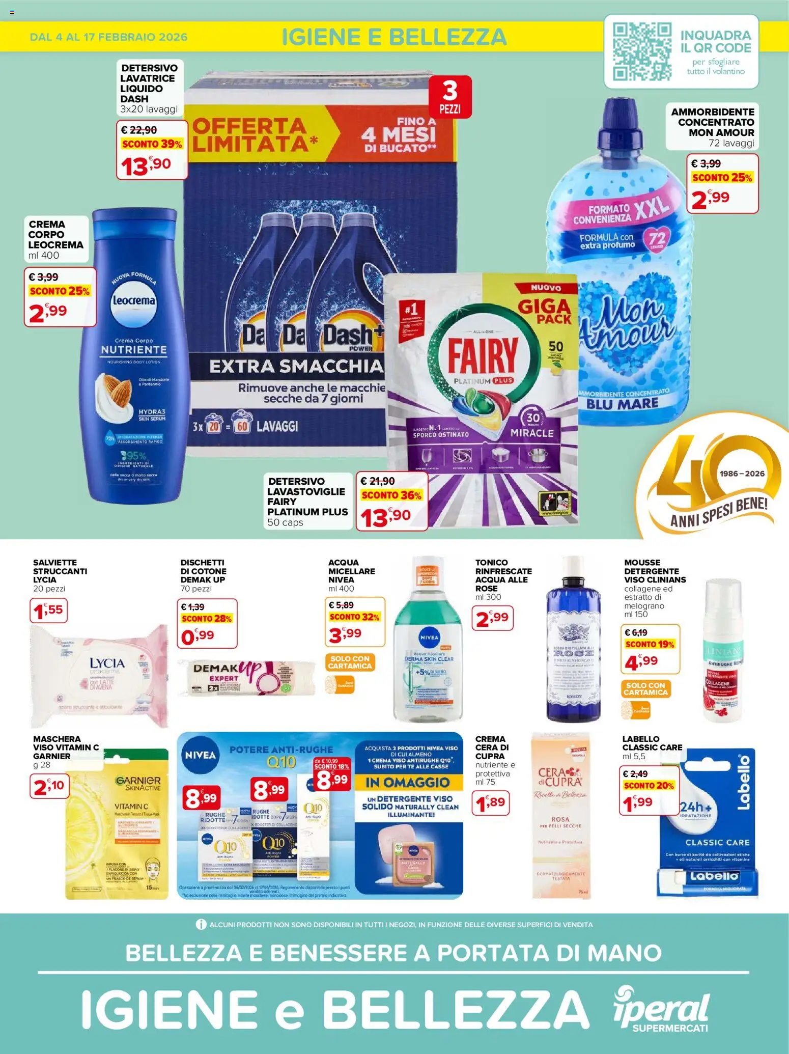 Iperal Igiene e Bellezza catalogo - pagina 1 - valido dal 04/02/2026