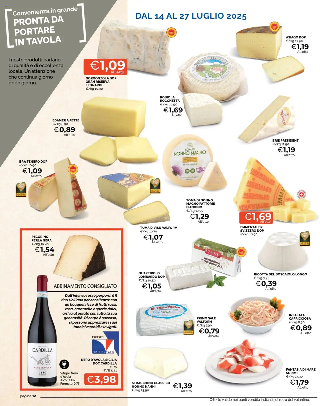 Volantino Mercatò	 - pagina 10 - valido dal 14/07/2025