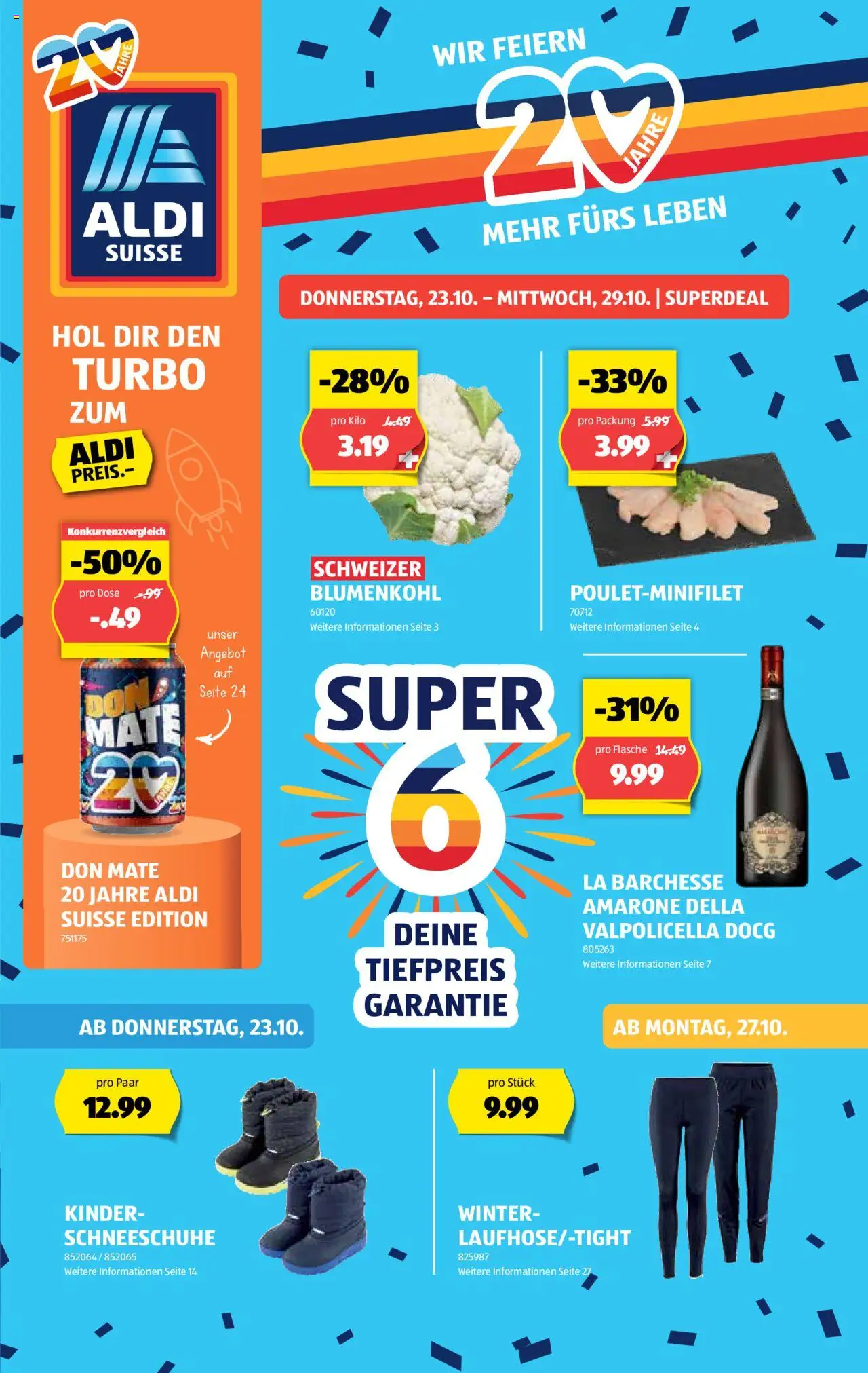 Aldi Aktionen - Seite 1- gültig ab 23.10.2025
