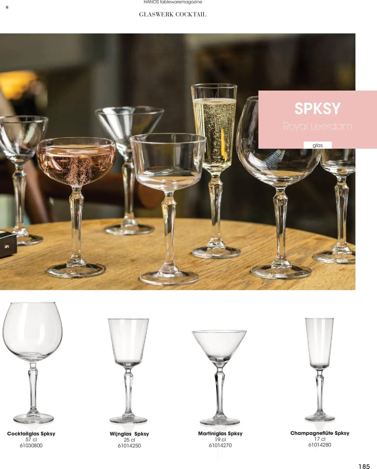 Hanos - Tableware magazine 2025-2026 - page 185- valid from 01-09-2025