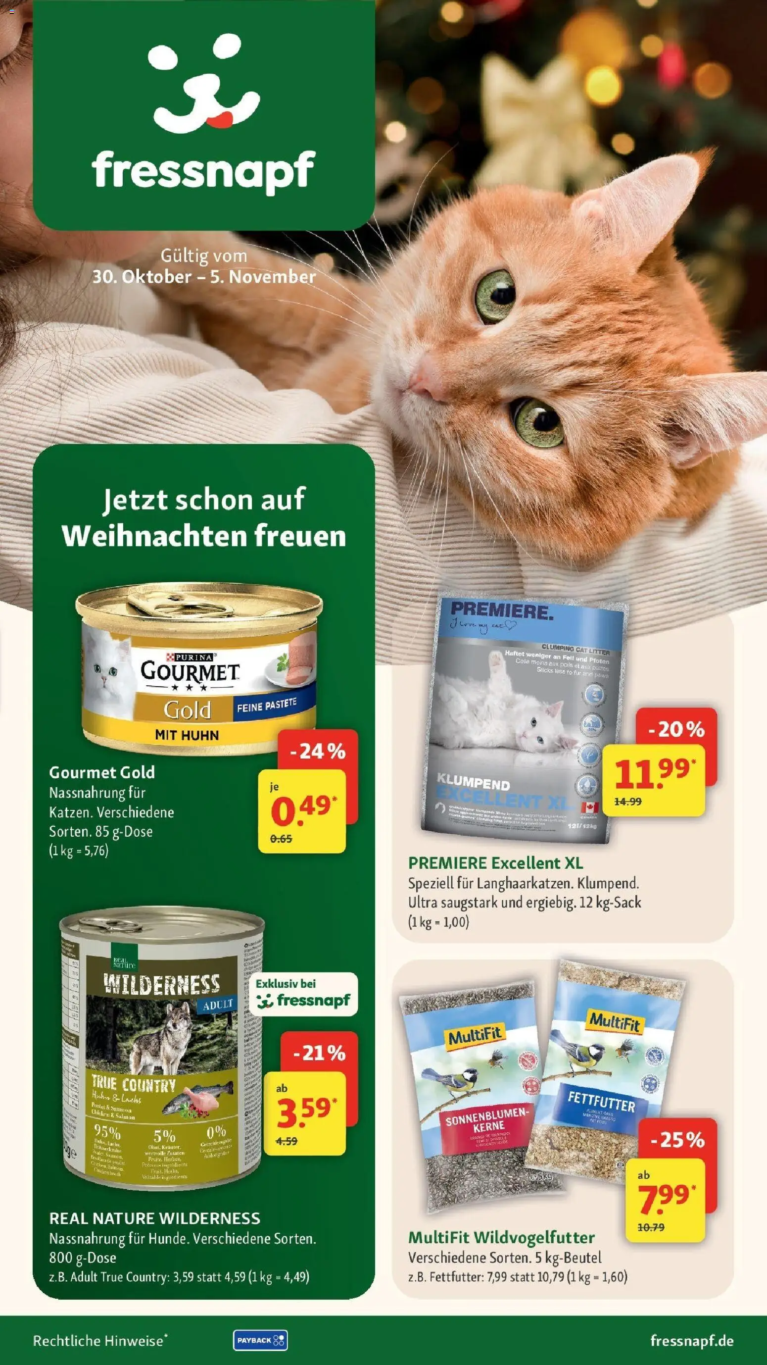 Fressnapf Prospekt 	 - Seite 1 - gültig ab 30.10.2025
