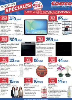 Aperçu Costco catalogue Offres spéciales valable à partir du 11/09/2025