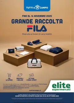 Anteprima Elite Supermercati Grande Raccolta Fila catalogo valida dal 13/10/2025