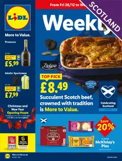 Lidl - Lidl Weekly Scotland valid from 26/12/2025