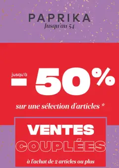 Paprika folder / publicité geldig vanaf 29/12/2025