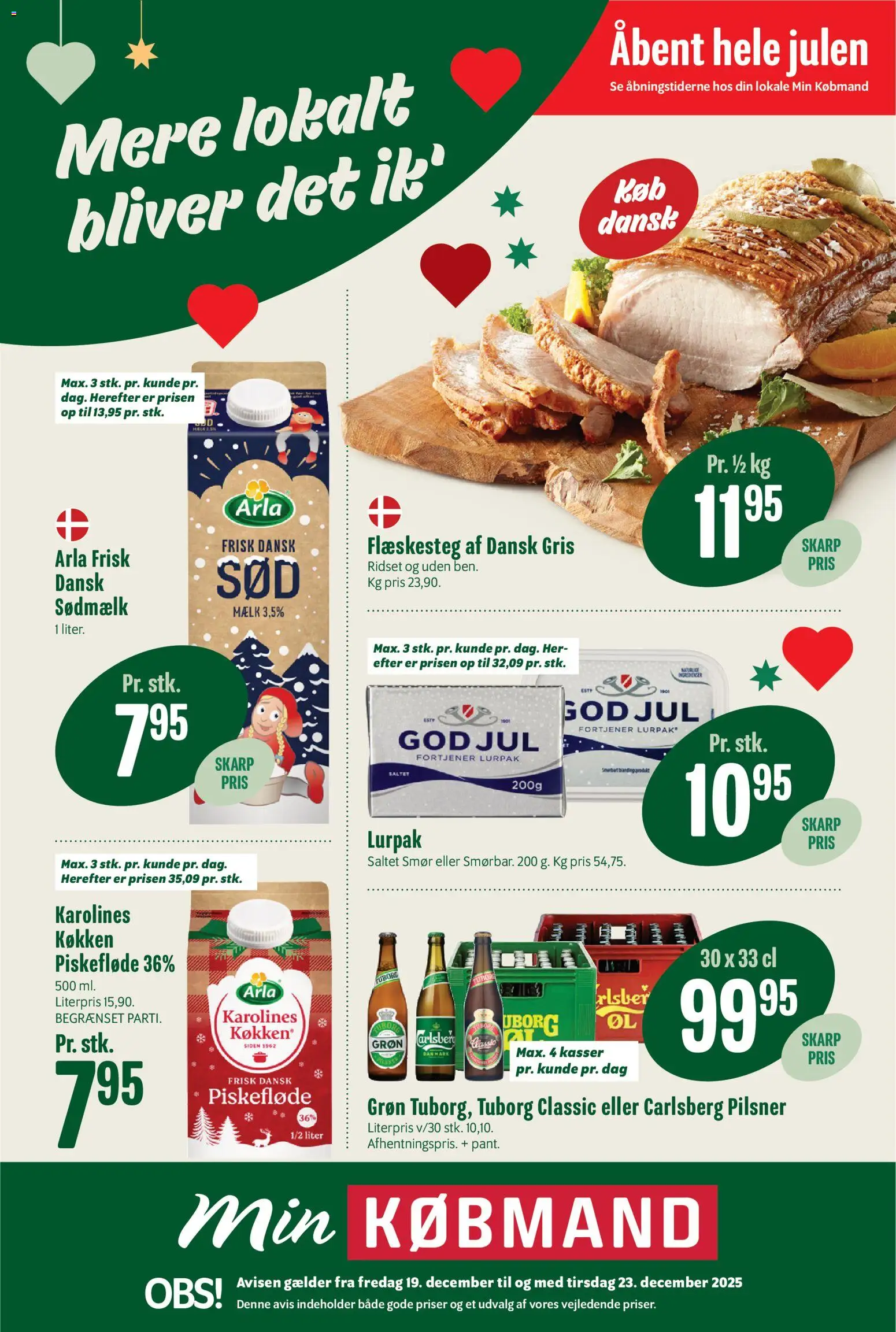 Min Købmand - Tilbudsavis - side 1- gyldig fra 19/12/2025
