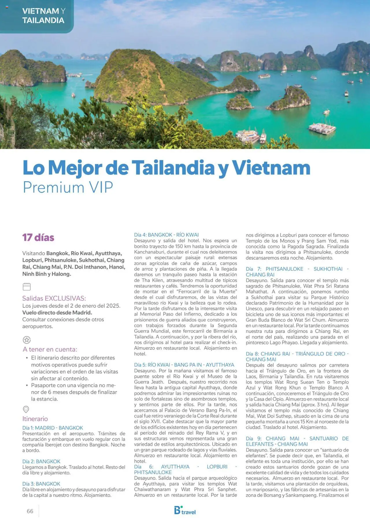 B the travel brand Asia 2025 - Página de 66 - Válido desde 15/11/2024