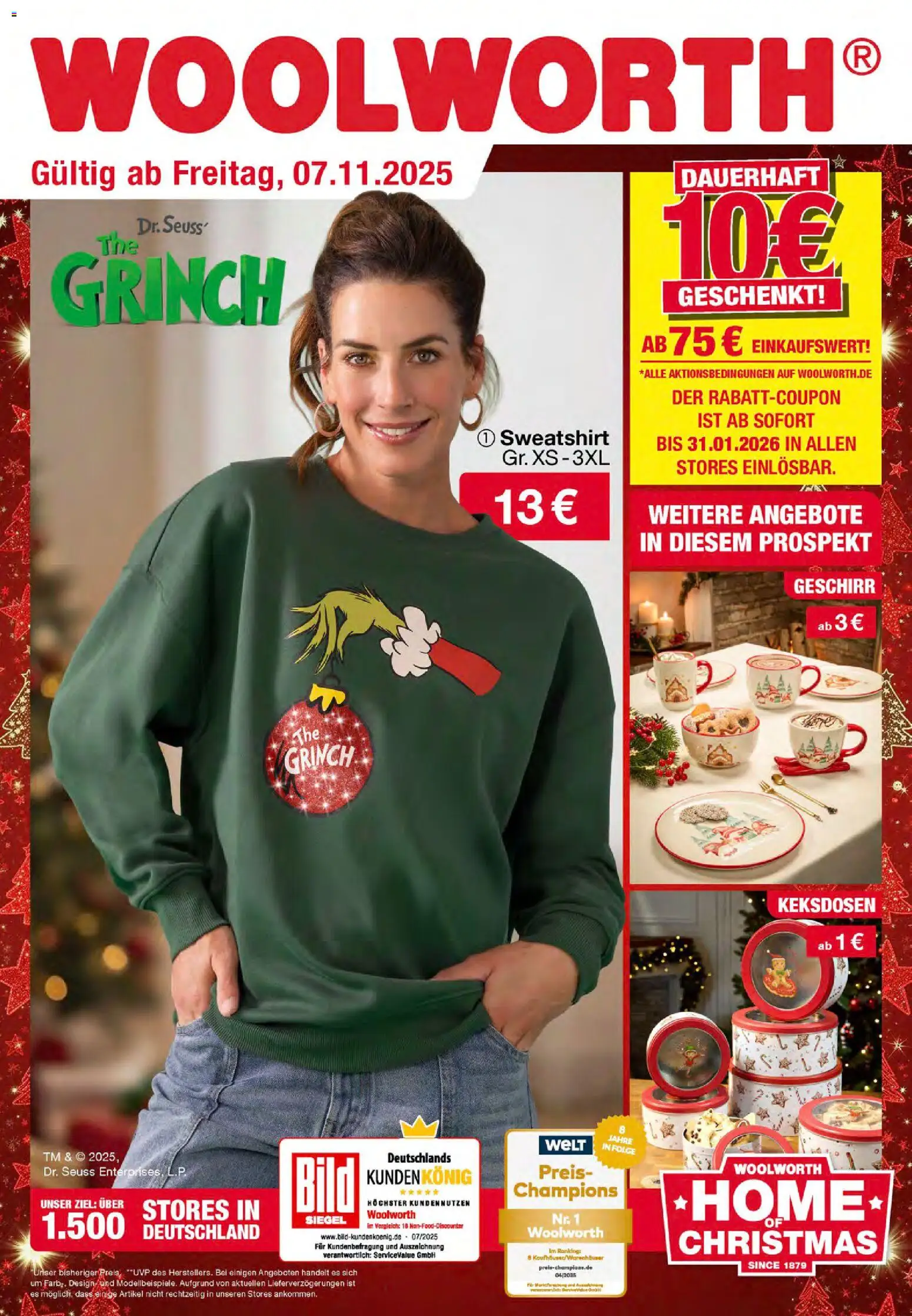 Woolworth Prospekt 	 - Seite 1 - gültig ab 07.11.2025