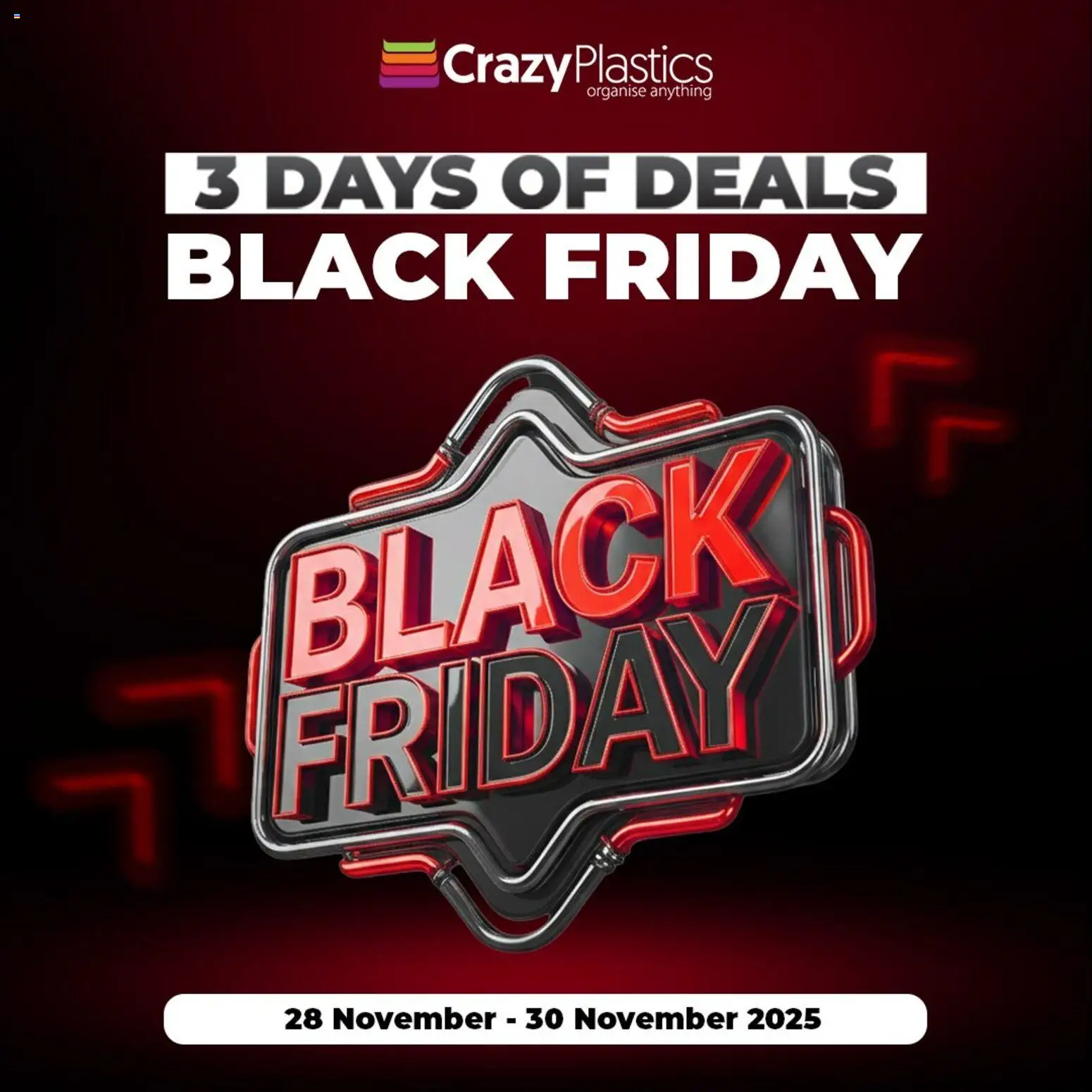 Crazy Plastics Black Friday - page 1- valid from 28/11/2025