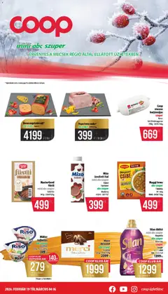 Előnézet COOP - Mini & Abc & Szuper / Mecsek érvényes 2026.02.19.-tól