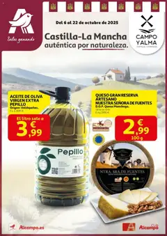 Vista previa del folleto Alcampo - Castilla La Mancha auténtica por naturaleza válido desde 06/10/2025