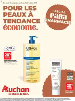 Auchan - Pour les peaux à tendance économe geldig vanaf 30/09/2025