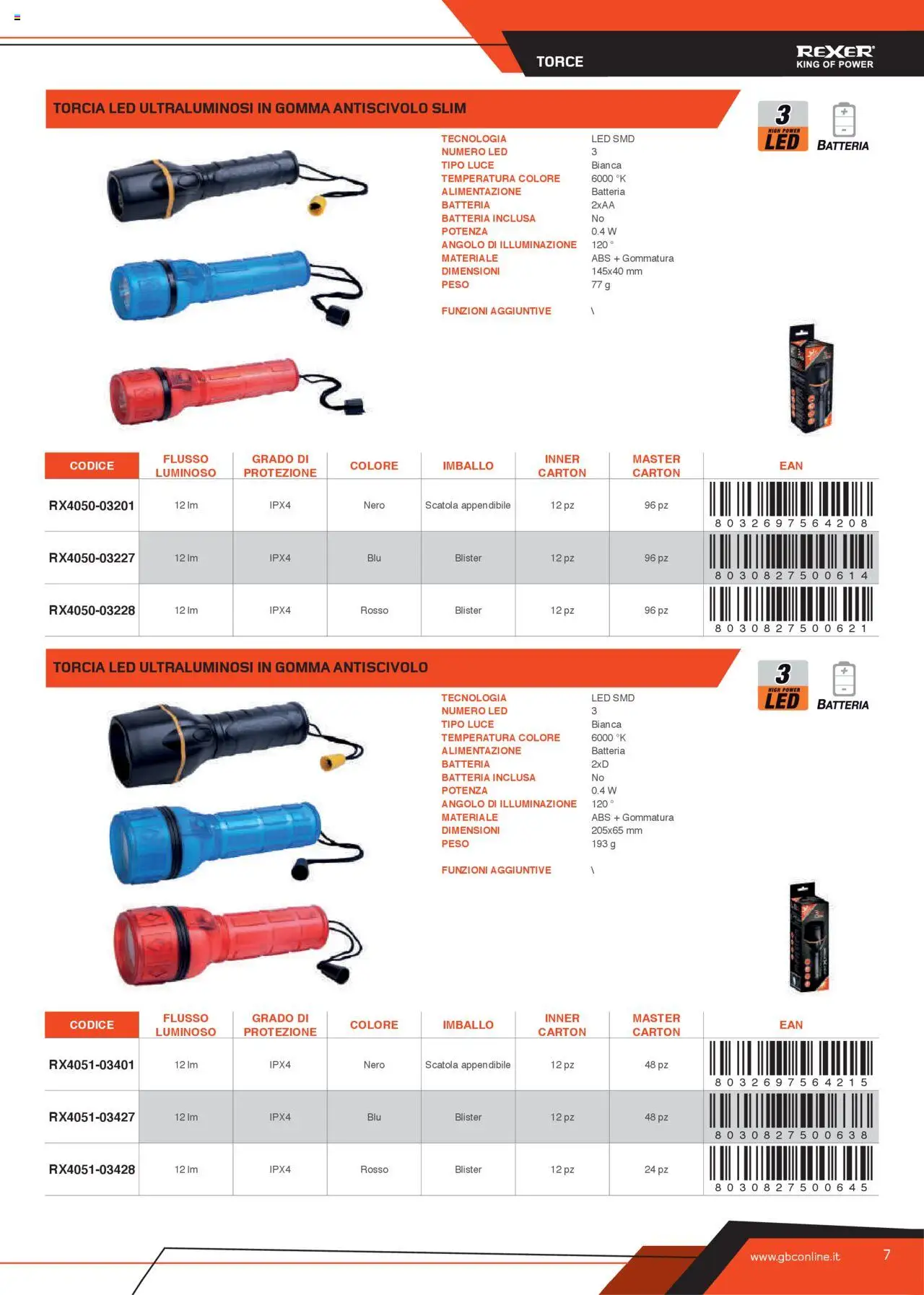 GBC Torce catalogo - pagina 7 - valido dal 31/05/2025