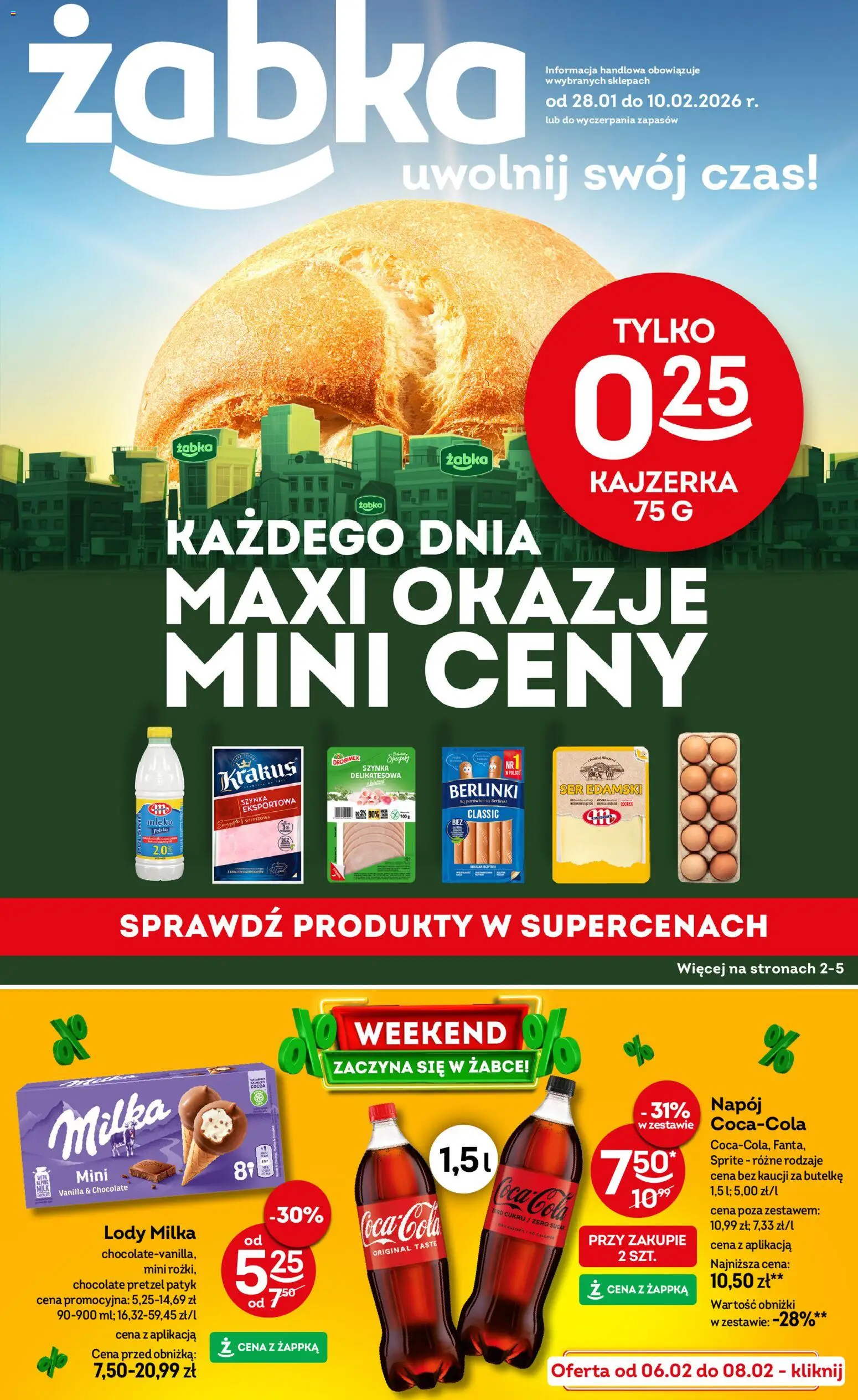 Żabka Gazetka - strona 1- ważny od 28.01.2026