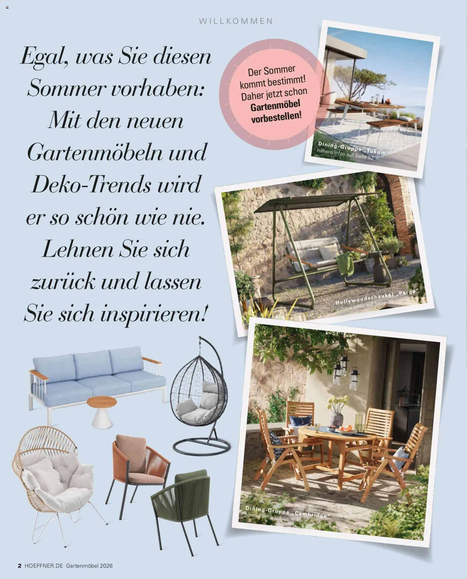 Höffner Prospekt Gartenmöbel - Seite 2 - gültig ab 27.03.2026